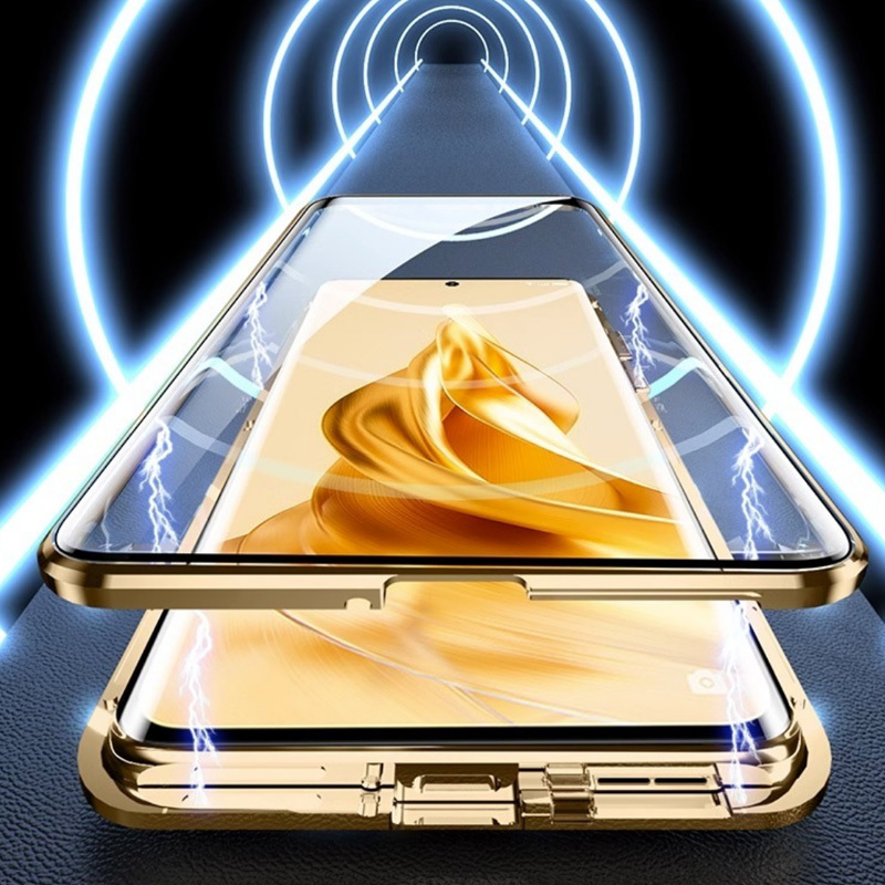 vivo S17pro手机壳S17e磁吸带卡扣金属S17双面全包保护套防摔潮