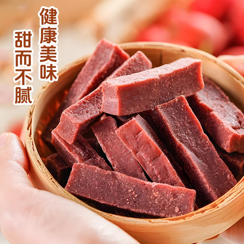 浙梅桑葚山楂条502g*2袋无添加剂山楂干儿童健康开胃酸甜零食果脯蜜饯高清大图