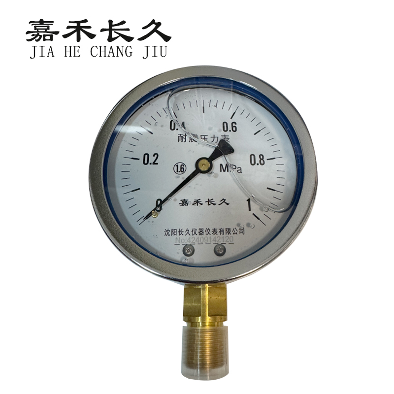 嘉禾长久/耐震压力表/YTN100 /个 0-1.0Mpa