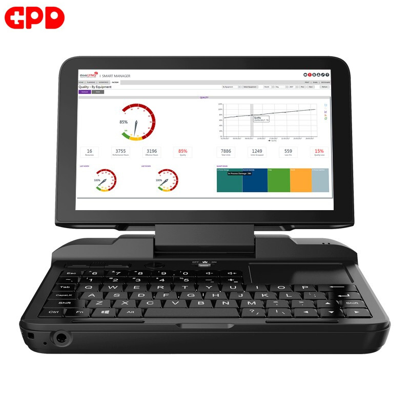 GPD MicroPC 6英寸工程师运维神器笔记本电脑(8GB 128GSSD固态)