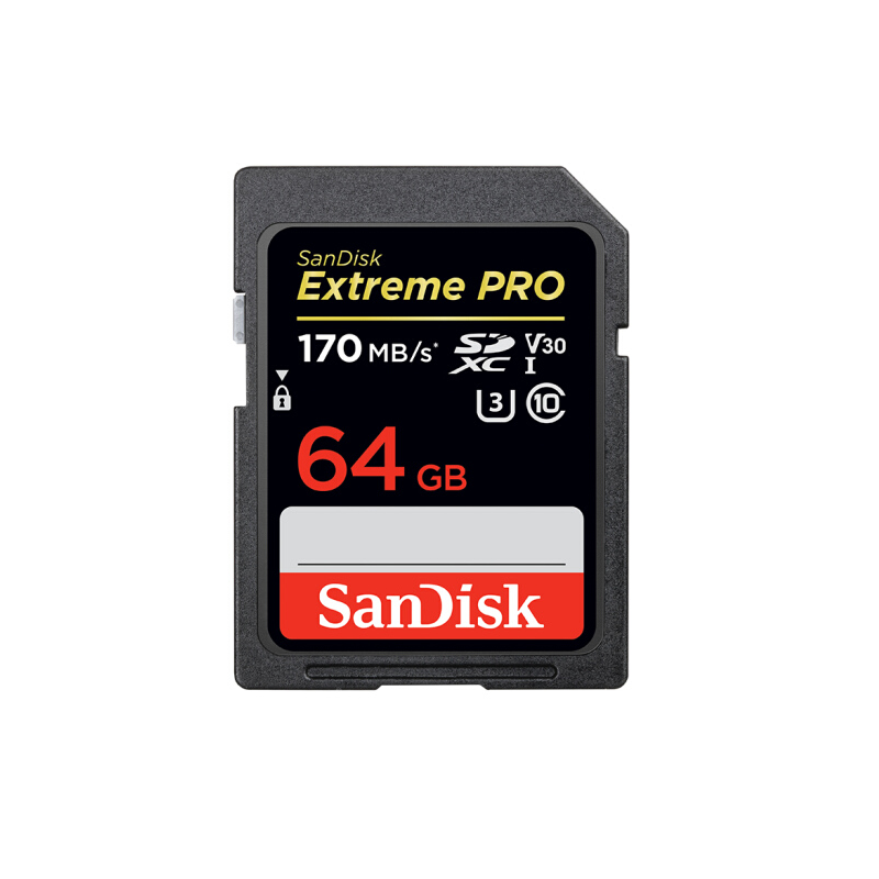 闪迪(SanDisk)64GB SD存储卡 U3 C10 V30 4K至尊版