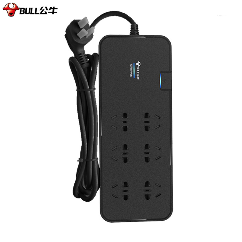 公牛(bull) GN-H3060抗电涌电源接线板插排 3米