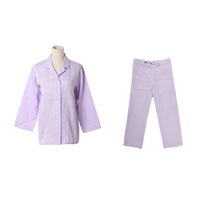 内野(UCHINO)女士纱布长袖家居服(分体)