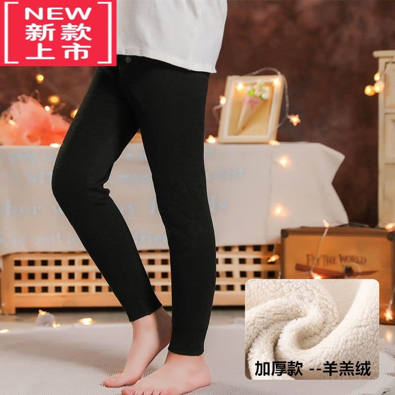 可莉允童装男童保暖裤加绒加厚打底裤秋裤儿童护膝内穿棉裤秋冬宝宝裤子图片