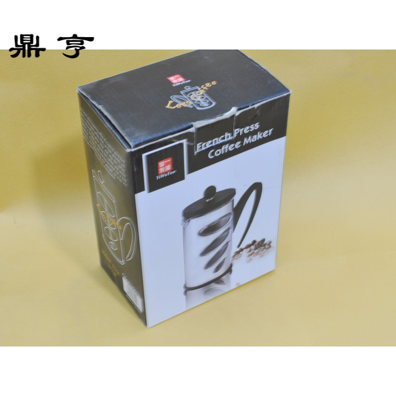 鼎亨茶具 花茶壶 礼品冲茶器 耐热玻璃商务经典滤压壶