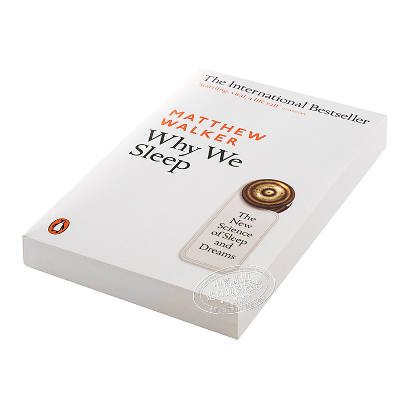 [正版]中商原版我们为什么睡觉?英文原版 Why We Sleep 意识、睡眠与大脑 Matthew Walker高清大图