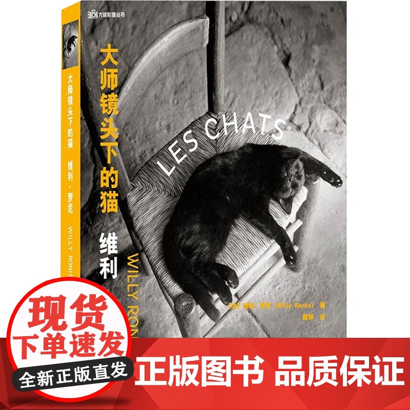 大师镜头下的猫——维利·罗尼 大师影像丛书 (法)维利·罗尼 著 樊婷 译 摄影艺术(新)艺术图书籍 上海人民美术出版社高清大图