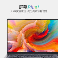 联想小新Air14Plus英特尔酷睿i5 14英寸全面屏轻薄笔记本电脑(i5-1155G7 16G 1TBSSD 2.2K屏 MX450独显)银色 定制版