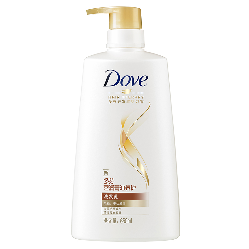 多芬(Dove)洗发水 洗发水 营润菁油养护洗发乳650ml【联合利华】