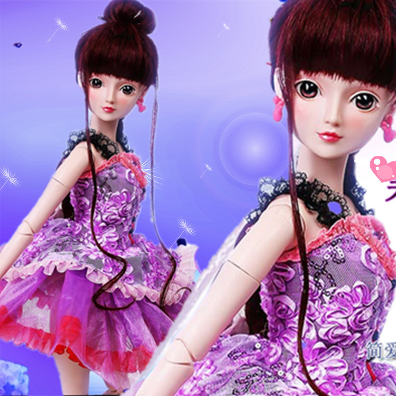 叶罗丽娃娃正品茉莉60cm夜萝莉能化妆改装全关节可动人偶女孩玩具60cm