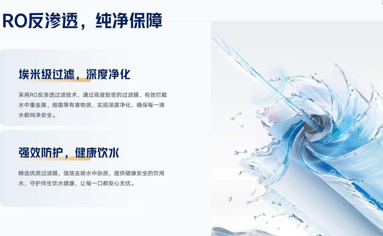 沁园商用校园公共饮水平台QS-ZR4-P2070智能安全直饮高清大图