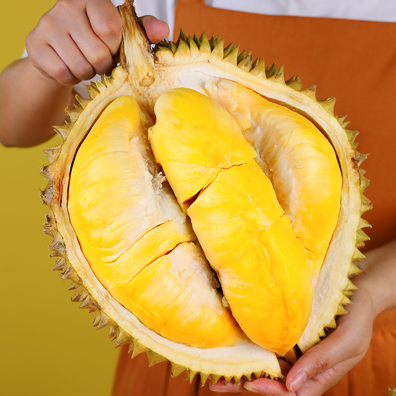 [西沛生鲜]液氮泰国金枕榴莲 进口榴莲 1-2个装 7-8斤 软糯香甜 新鲜水果 西沛高清大图