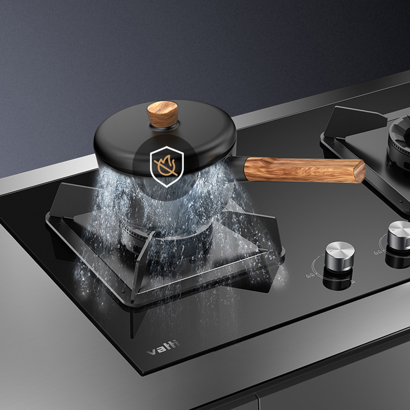 天然气 台嵌两用双眼灶 厨房家用炉头离子熄火钢化玻璃灶台