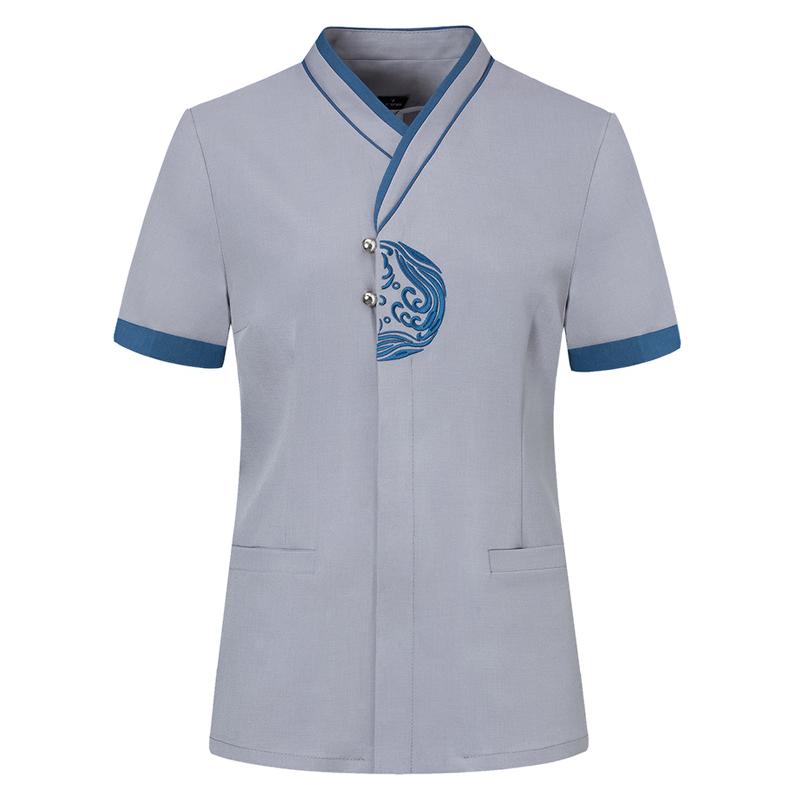 天鸣TMLY5851 保洁服 长短袖可选 源头工厂 可定制 L-5XL 件 白色 XL