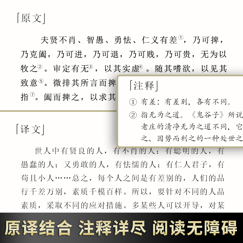 [正版]鬼谷子全集全6册鬼谷子的人生智慧玩的就是心计鬼谷子七十二术终身学习深度思维清醒思考的艺术心计谋略中国式沟通智慧高清大图