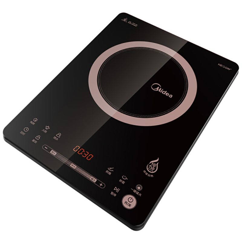 美的（Midea）C21-RH2162 电磁炉一键触控多功能家用可定时蒸煮