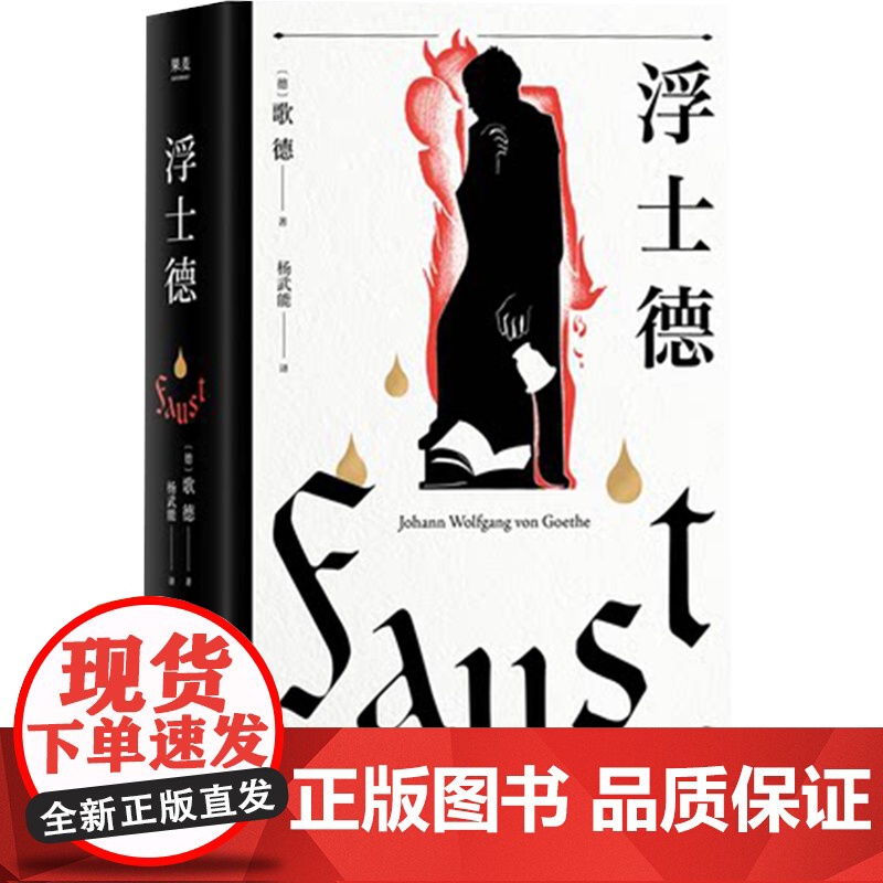 浮士德 歌德代表作果麦文化世界文学瑰宝文学史心血之作跨越六十年创作翻译文化终身成就奖杨武能译本2020年修订 上海文化出高清大图