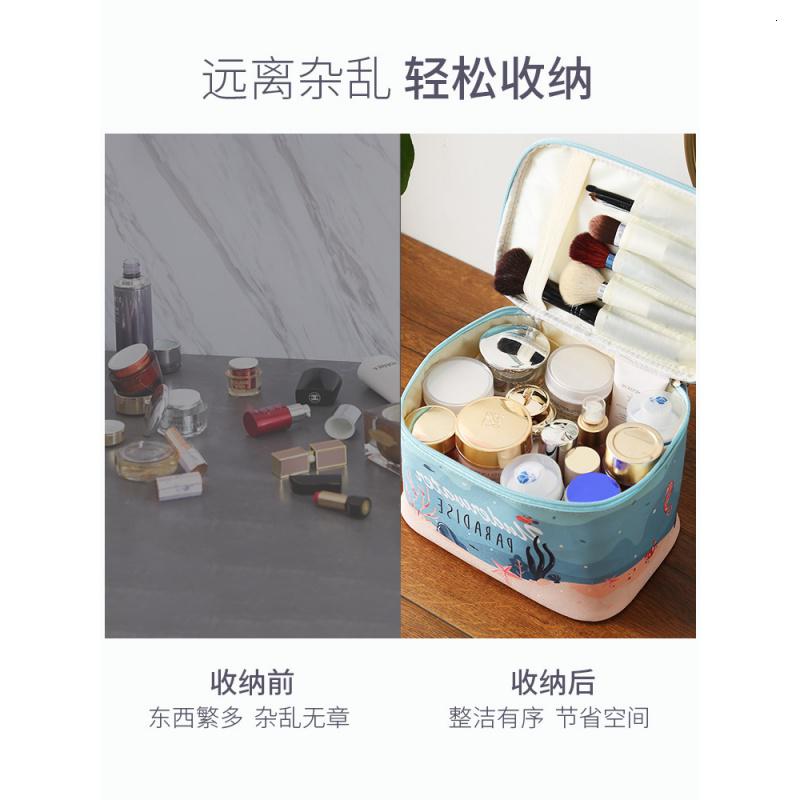 家柏饰(CORATED)化妆包风手提超火化妆品收纳箱化妆包大容量便携超大高清大图