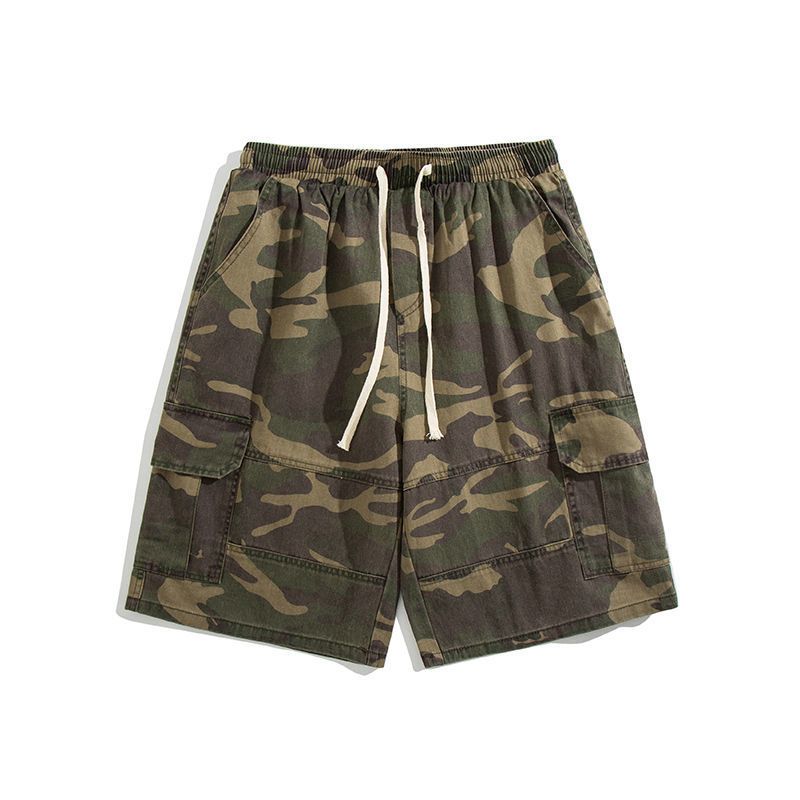 森马集团旗下品牌GLEMALL国潮迷彩工装短裤口袋五分裤中裤休闲裤