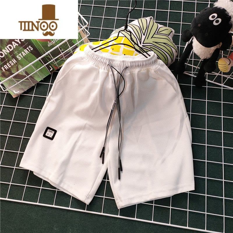 YANXU背心短裤套装男夏季坎肩无袖t恤休闲运动套男装搭配一套帅气图片