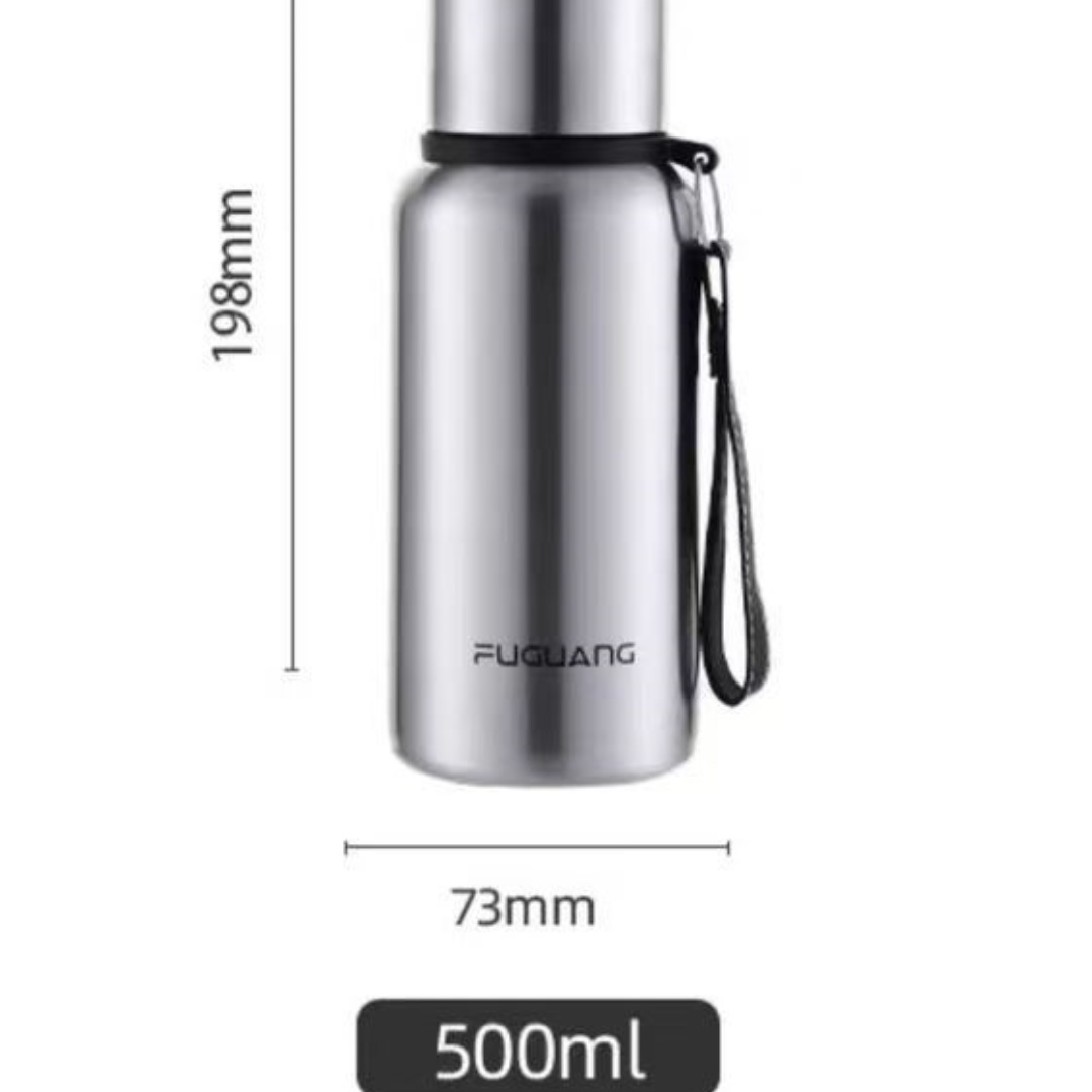 富光保温水杯高档316车载保温杯 本色500ml高清大图