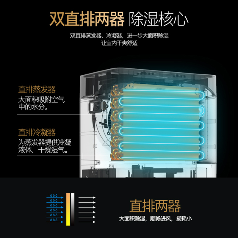 志高(CHIGO)除湿机ZG-D60A2 60L/D智能控制 快速干衣机除湿器抽湿机 家用