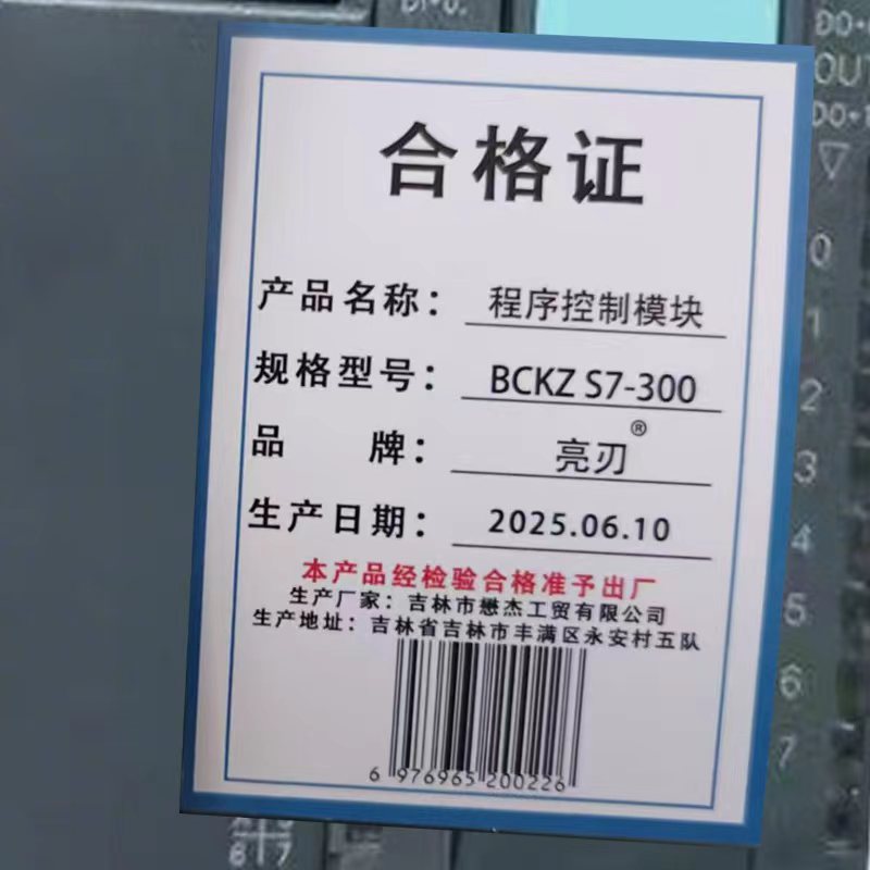 亮刃 程序控制模块 BCKZ S7-300 台高清大图