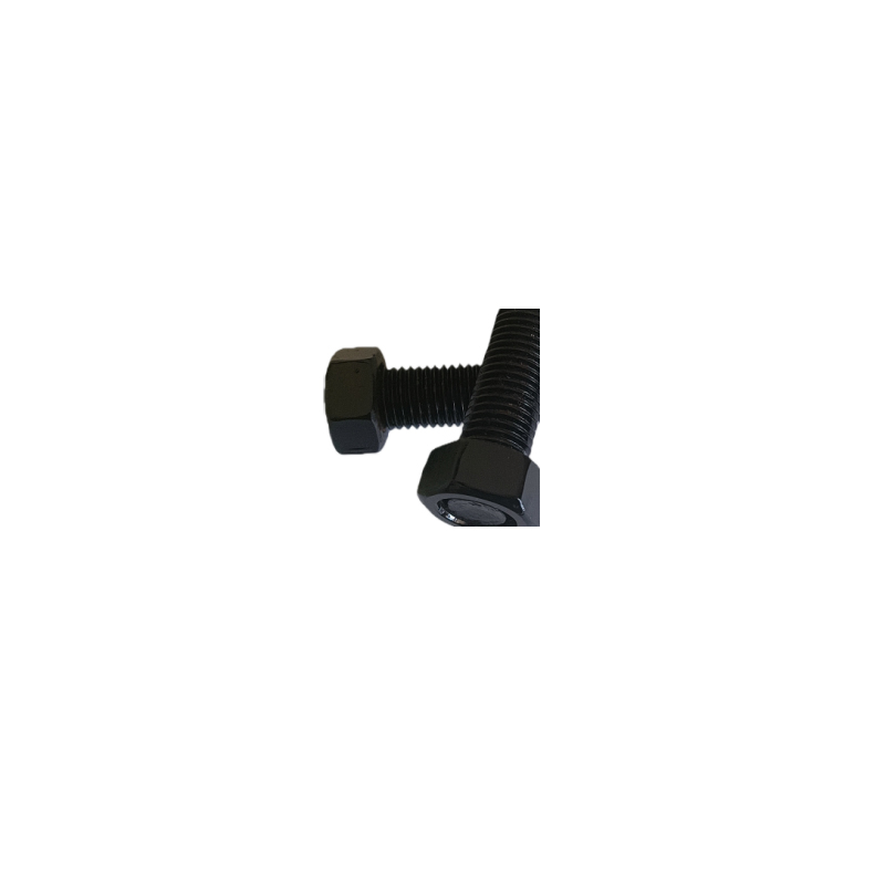 益莘 六角头发黑螺栓 M16*90mm 套高清大图
