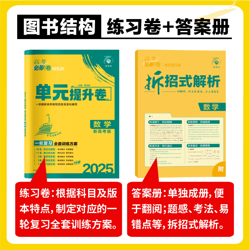 化学 山东省 [正版]理想树2025版新高考必刷卷单元提升卷化学(不定项版)高考高三一轮复习教辅资料试卷单元滚动练习专题