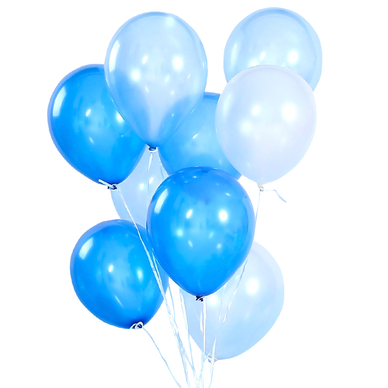 家柏饰(CORATED)浪漫婚礼气球10寸珠光生日用品婚房布置装饰道具乳胶气球 100个装高清大图