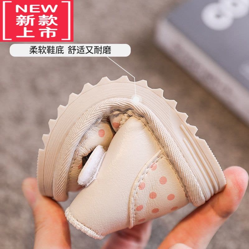 可莉允女宝宝雪地靴小童婴儿棉鞋加绒加厚1-3岁女童靴子冬季软底学步鞋2图片