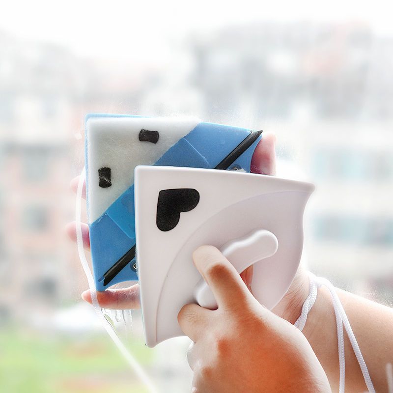 擦窗户神器家务清洁强磁双面玻璃擦洗窗户擦窗器玻璃刮保洁工具方形