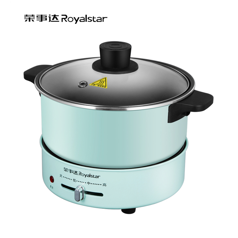 3L电火锅 RHG-B30F3 荣事达移动复古分体电炒锅电热锅(单位:个)