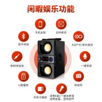 游猎者 蓝牙低音炮K歌音响唱歌家用话筒无线音箱重低音户外广场舞大音量