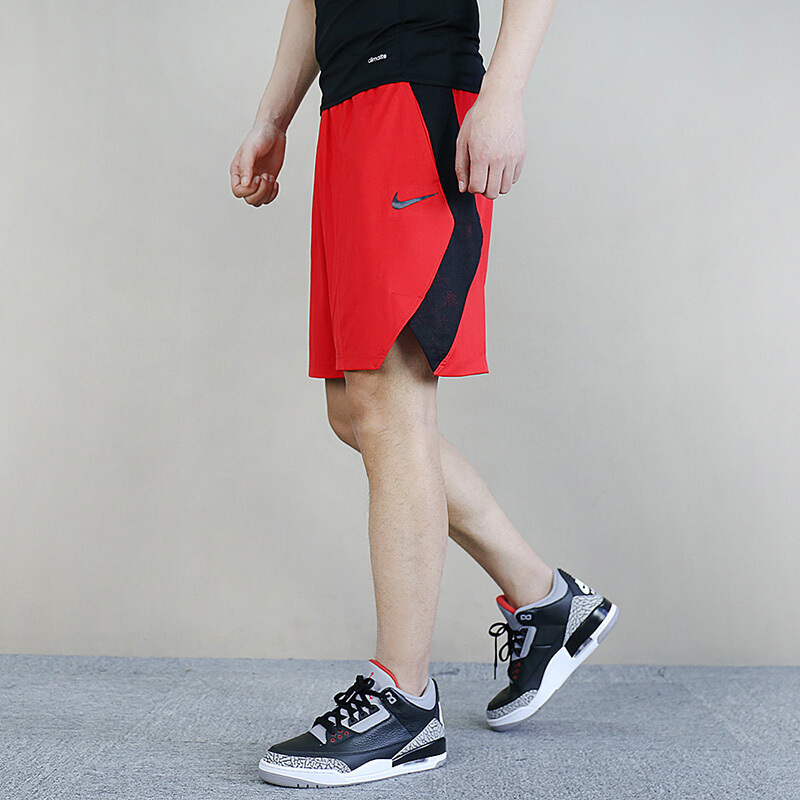 NIKE耐克男裤夏季新款篮球训练运动透气舒适轻便休闲短裤855478-657 Z