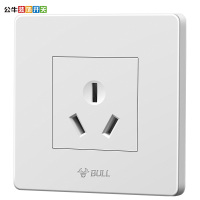 公牛(BULL) 开关插座 16A大功率热水器空调用86型三孔墙壁电源插座G07Z104