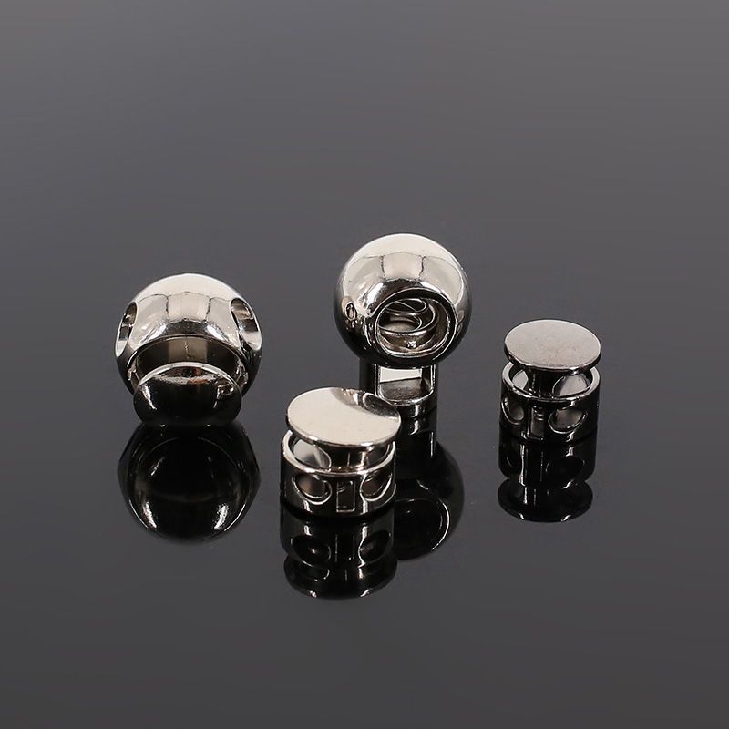 金属弹簧扣弹力止绳扣扣子猪鼻松紧绳卡扣帽子扣配件抽绳调节纽扣 2号