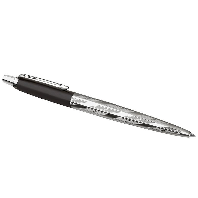 派克PARKER 签字笔 乔特系列后现代黑凝胶水笔 中性笔 学生商务办公日常书写专用按动式原子笔佩戴0.55mm水性笔芯
