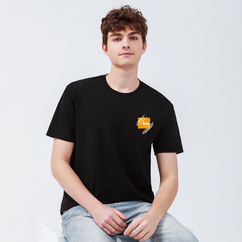 89元任选3件leecooperlogo字母印花韩版时尚减龄帅气青少年圆领短袖