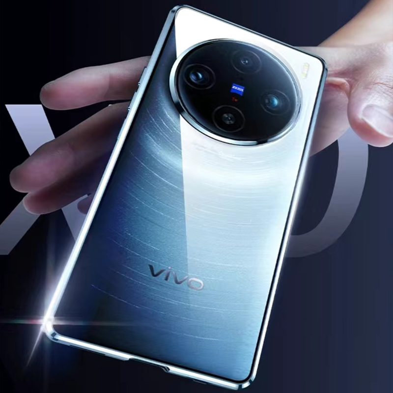 可波 VIVOX100全包防摔壳小米x100pro金属手机壳双面保护套外壳磁吸玻璃