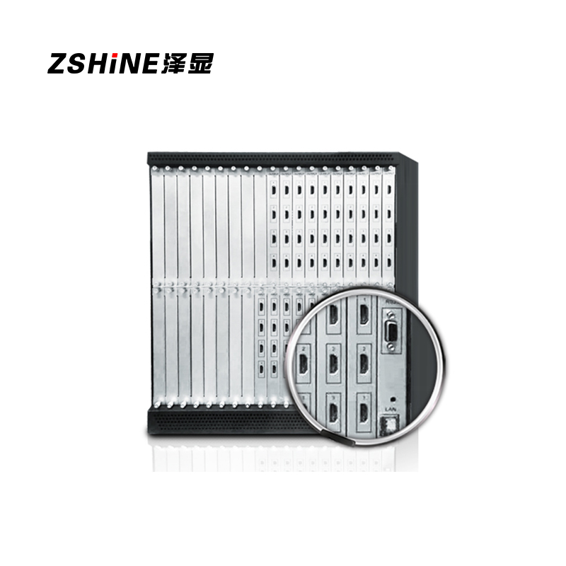 泽显32进32出外置多屏拼接控制处理器HDMI高清画面叠加开窗漫游图像切换器 视频矩阵大屏联动ZX-61VHM-3232高清大图