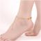 A040-A Women 18K yellow gold anklet jewelry 镀黄金色女脚链潮