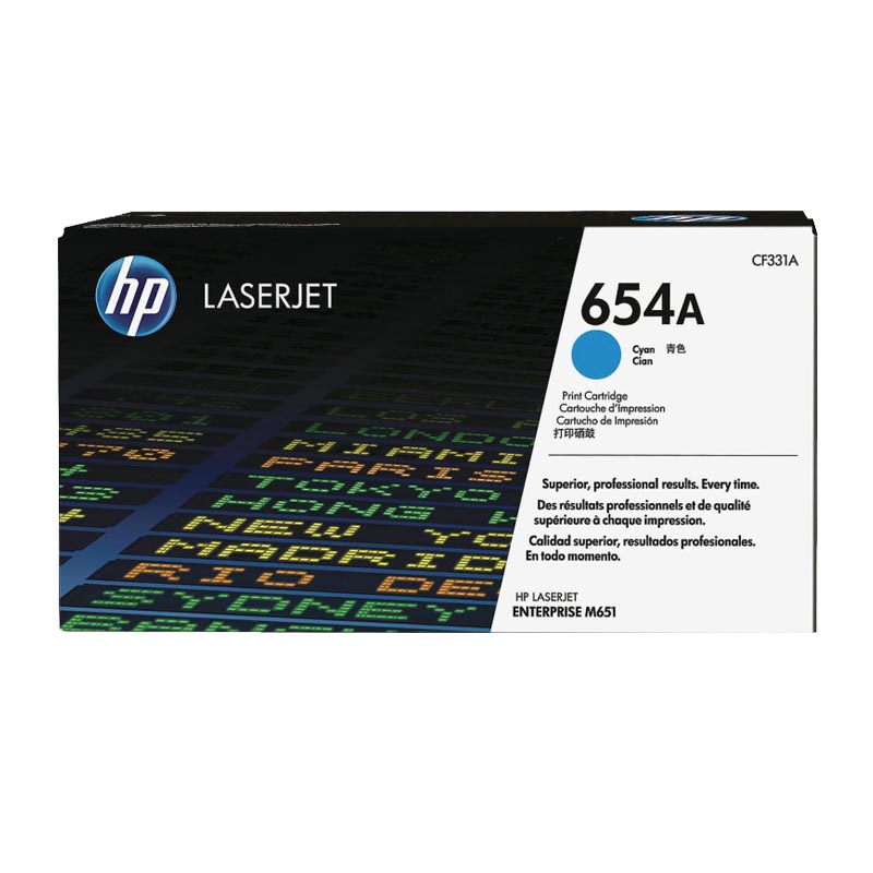 惠普(HP)CF331A 青色硒鼓 654A(适用M651n M651dn)高清大图