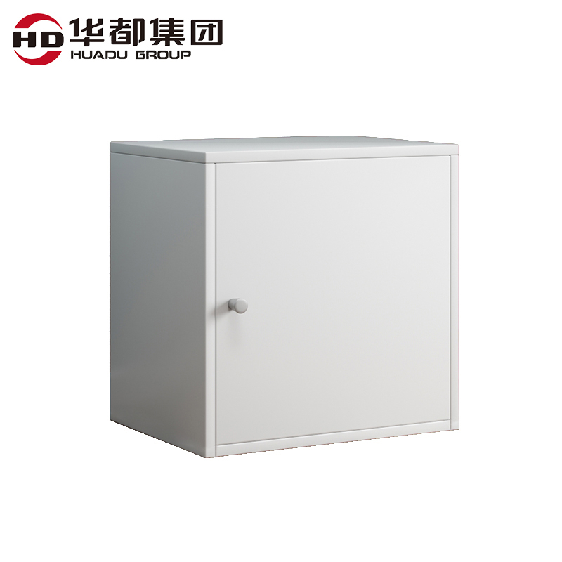 华都HDFG-11 雅白带门400方格柜华都方格柜空格柜家用钢制储物收纳柜迷你组合柜格子柜玩具柜挂墙书柜高清大图