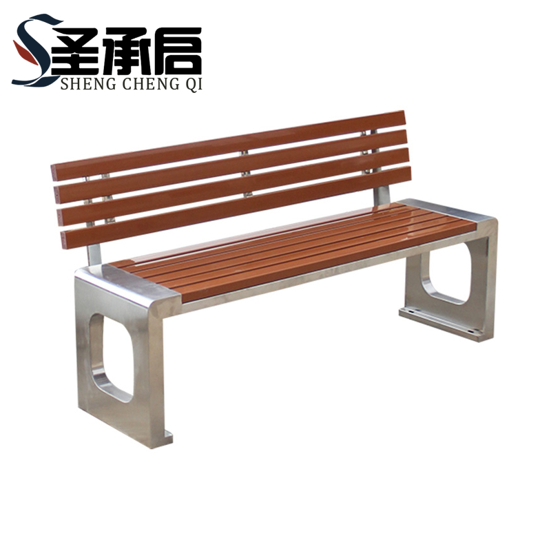 圣承启 不锈钢公园椅 2米 张高清大图
