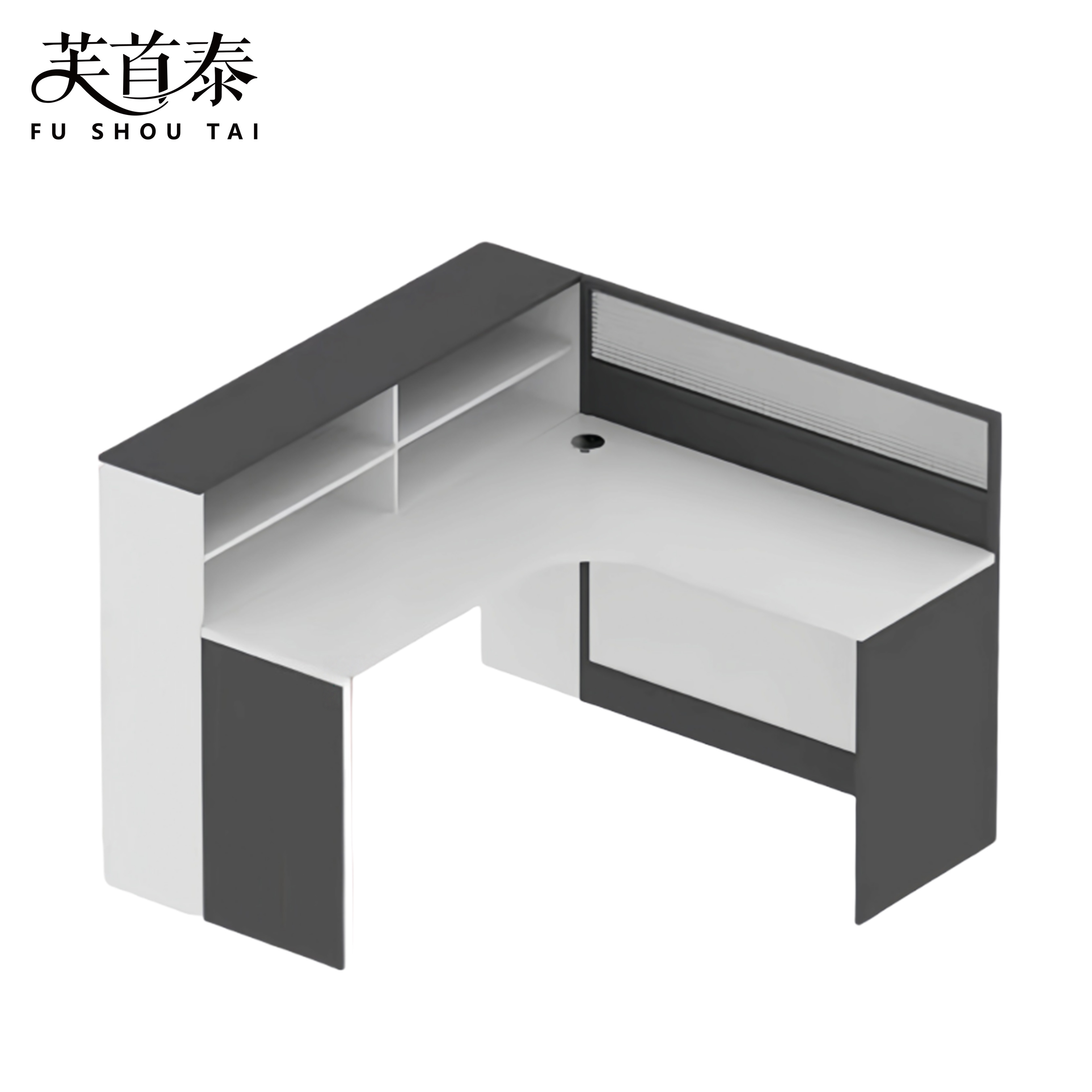 芙首泰单人屏风工位1500*1400*1100mm张高清大图