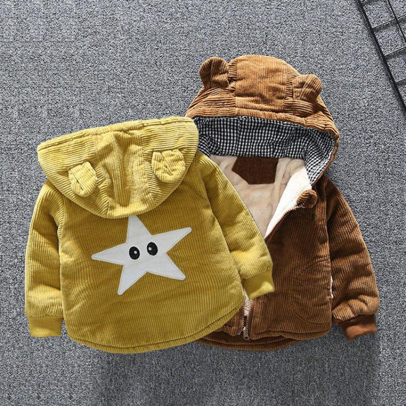 男童秋冬装外套加绒加厚2棉服3女宝宝4棉衣小5岁儿童棉袄冬季衣服