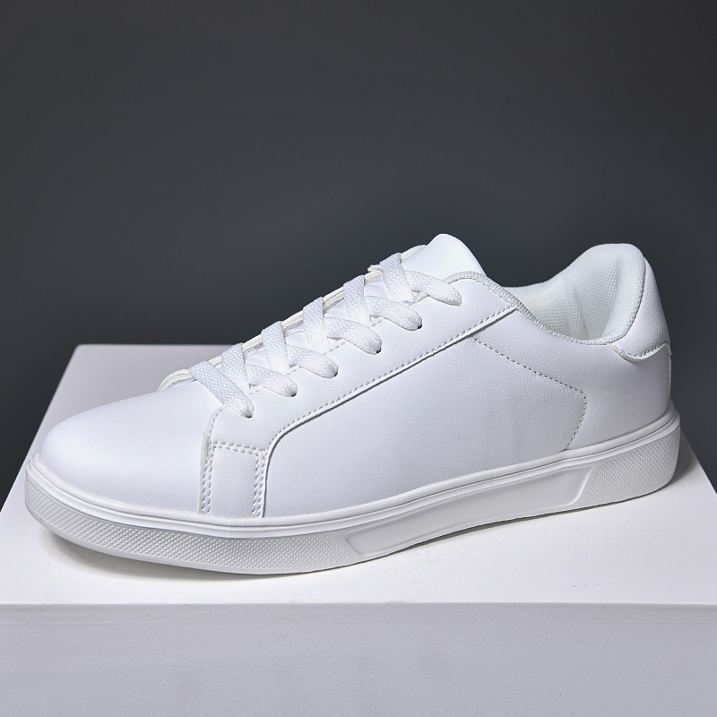 La Chessiers2026新款春秋透气运动休闲板鞋舒适轻便百搭潮鞋子男款厚底男鞋高清大图