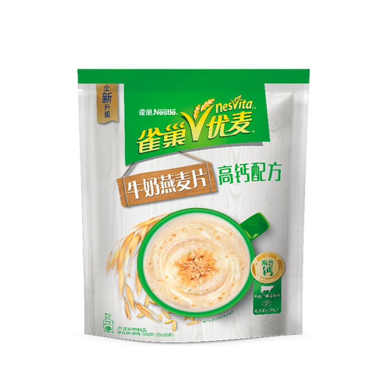雀巢 高钙配方麦片 早餐食品 冲饮谷物 600g