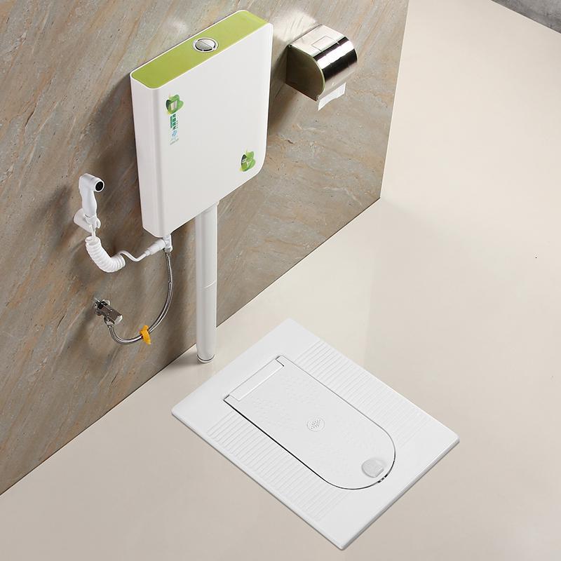 蹲便器带盖板水箱套装厕所蹲厕蹲坑式便盆家用便池大便器便闪电客蹲